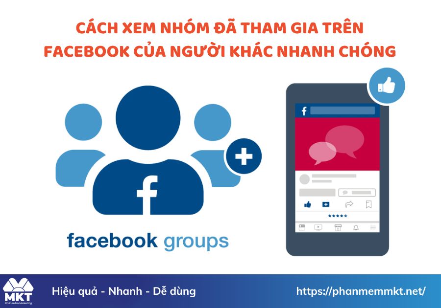 cách xem nhóm đã tham gia trên Facebook của người khác